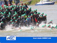 Der Start beim KAISER´S Triathlon Bonn