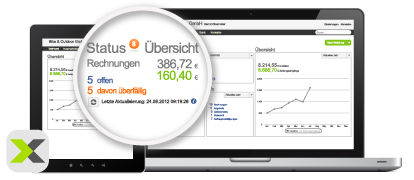 lexoffice liefert dem Unternehmer einen jederzeitigenÜberblicküber die aktuelle Finanzsituation. lexoffice liefert dem Unternehmer einen jederzeitigenÜberblicküber die aktuelle Finanzsituation.