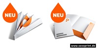 Präsentationsmappen und Klatschpappen bei SAXOPRINT