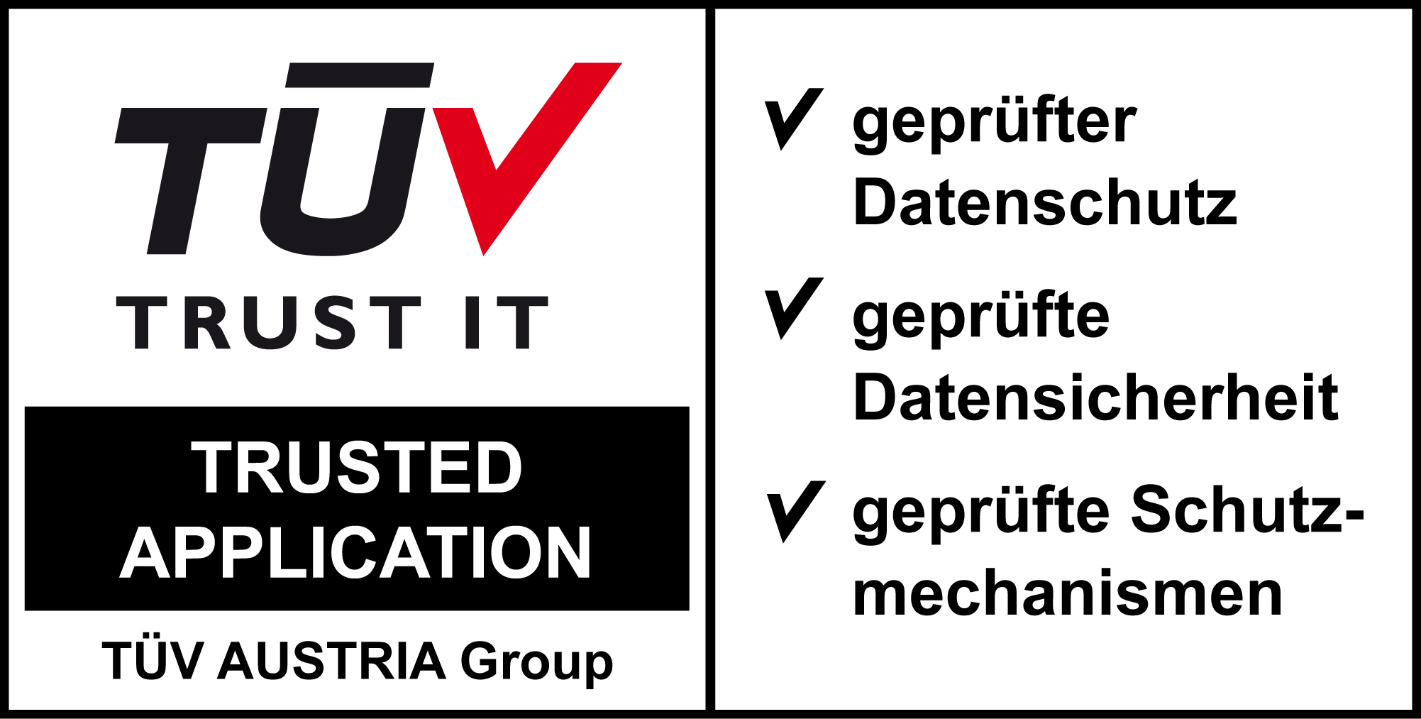 Das Prüfsiegel des TÜV Trust IT