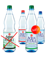 Aqua Vitale Mineralwasser Classic, Medium und Naturelle im neuen Design (Bild: www.winkels.de) Aqua Vitale Mineralwasser Classic, Medium und Naturelle im neuen Design (Bild: www.winkels.de)