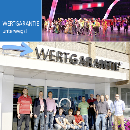 Wertgarantie-Regionalleiter Marko Volze (2. v. l.) gab Aktivpartnern Impulse für Garantie-Vermarktun Wertgarantie-Regionalleiter Marko Volze (2. v. l.) gab Aktivpartnern Impulse für Garantie-Vermarktun