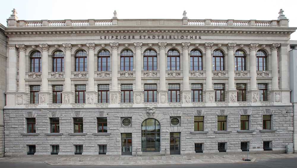 Die SchülerAustausch-Messe findet in der Leipziger Stadtbibliothek statt (Foto: Mahmoud Dabdoub)