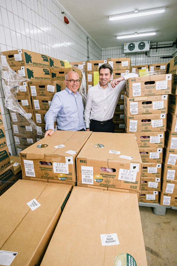 Udo und Frank Albers von Albers, dem Düsseldorfer Importeur für Spitzenfleisch Udo und Frank Albers von Albers, dem Düsseldorfer Importeur für Spitzenfleisch