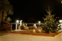 weihnachtliche Terrasse weihnachtliche Terrasse