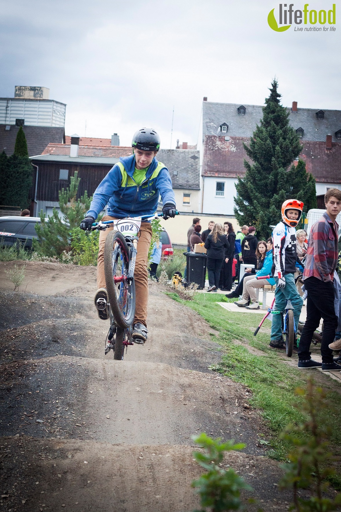 lifefood Heroe Nico Hennecke beim 1. lifefood Pumptrack Citycup
