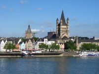 Altstadt und Rhein von Köln