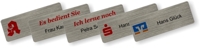 Namensschilder der Reihe Classic Collection Namensschilder der Reihe Classic Collection