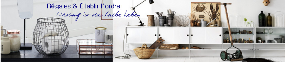Regalsysteme und Accessoires Regalsysteme und Accessoires