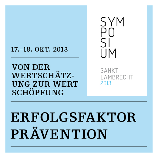 SYMPOSIUM ST. LAMBRECHT 2013 SYMPOSIUM ST. LAMBRECHT 2013
