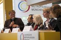 Podiumsdiskussion der Metropolregion München. 