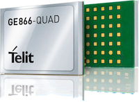 GE866-QUAD: Das kleinste GSM/GPRS-Modul der Welt (Bild: Telit)