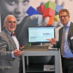 Dr. Friedrich Wilhelm Haug, Ministerialrat im bmwi, mit Markus Balzuweit, GF der CTO Balzuweit GmbH 