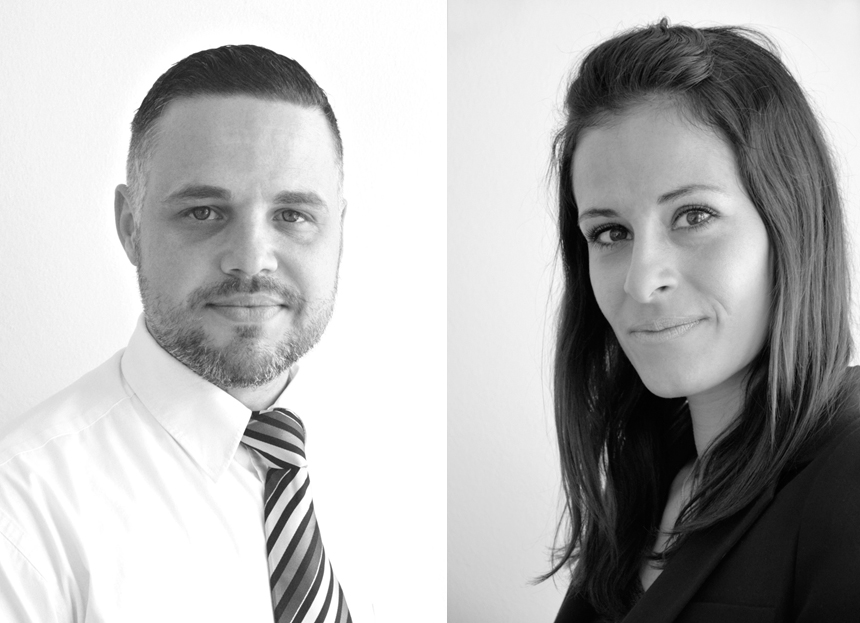 v.l.: Goran Gluvacevic und Anna Pfaff v.l.: Goran Gluvacevic und Anna Pfaff