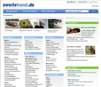 Der neue Portalauftritt von Zweitehand.de bietet erhöhte Benutzerfreundlichkeit. Der neue Portalauftritt von Zweitehand.de bietet erhöhte Benutzerfreundlichkeit.