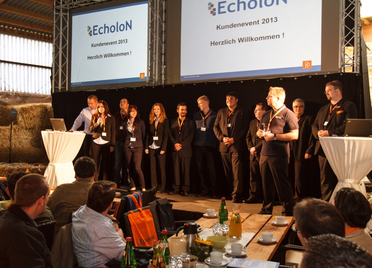EcholoN Anwenderfourm 2013: Service Excellence meets Innovation EcholoN Anwenderfourm 2013: Service Excellence meets Innovation