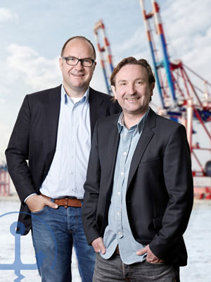 John Affeld und Marc Frenzel. Wein-Port.de Kapitäne. John Affeld und Marc Frenzel. Wein-Port.de Kapitäne.