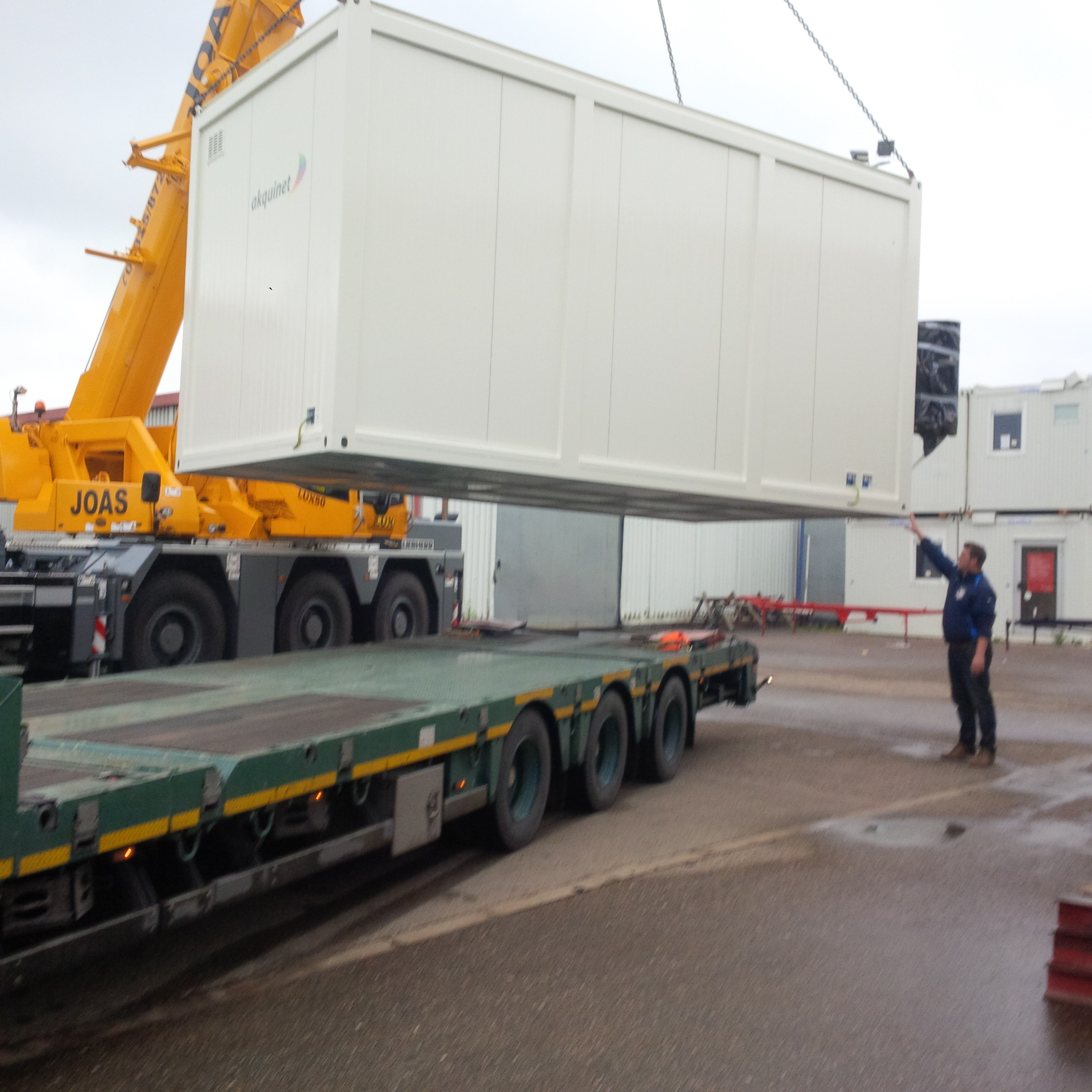Von Antwerpen aus wurde das Container-Rechenzentrum verschifft. Foto: akquinet Von Antwerpen aus wurde das Container-Rechenzentrum verschifft. Foto: akquinet