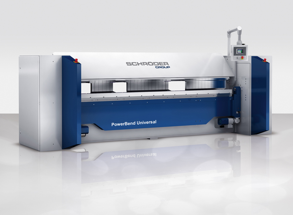 Die neue Schwenkbiegemaschine PowerBend Universal von Hans Schröder Maschinenbau Die neue Schwenkbiegemaschine PowerBend Universal von Hans Schröder Maschinenbau
