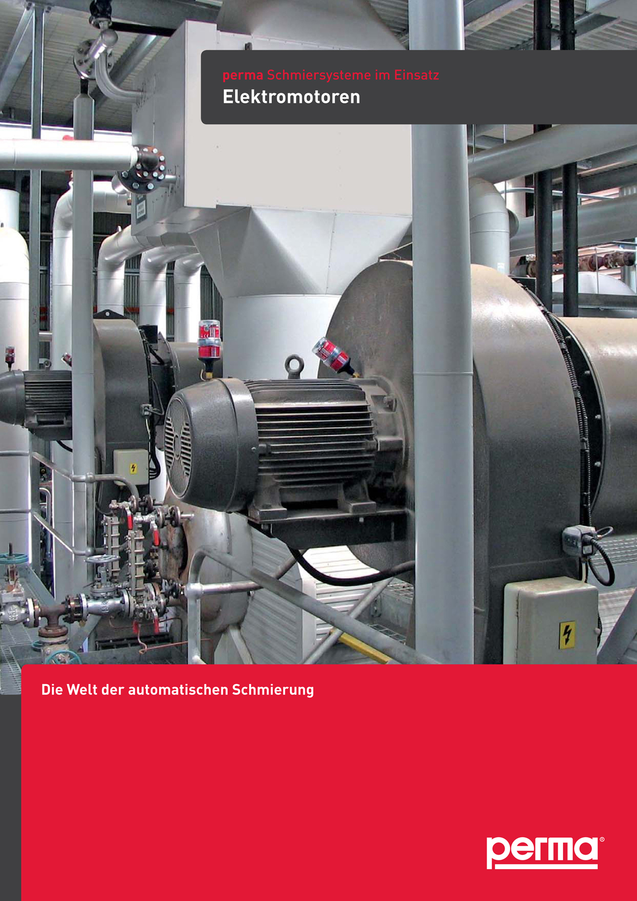 Flyer: perma Schmiersystem im Einsatz an Elektromotoren Flyer: perma Schmiersystem im Einsatz an Elektromotoren