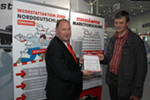 Thomas Kleist von Matthies und Henry Stefan von Autotechnik RE-EL-DI Foto: KYB Thomas Kleist von Matthies und Henry Stefan von Autotechnik RE-EL-DI Foto: KYB