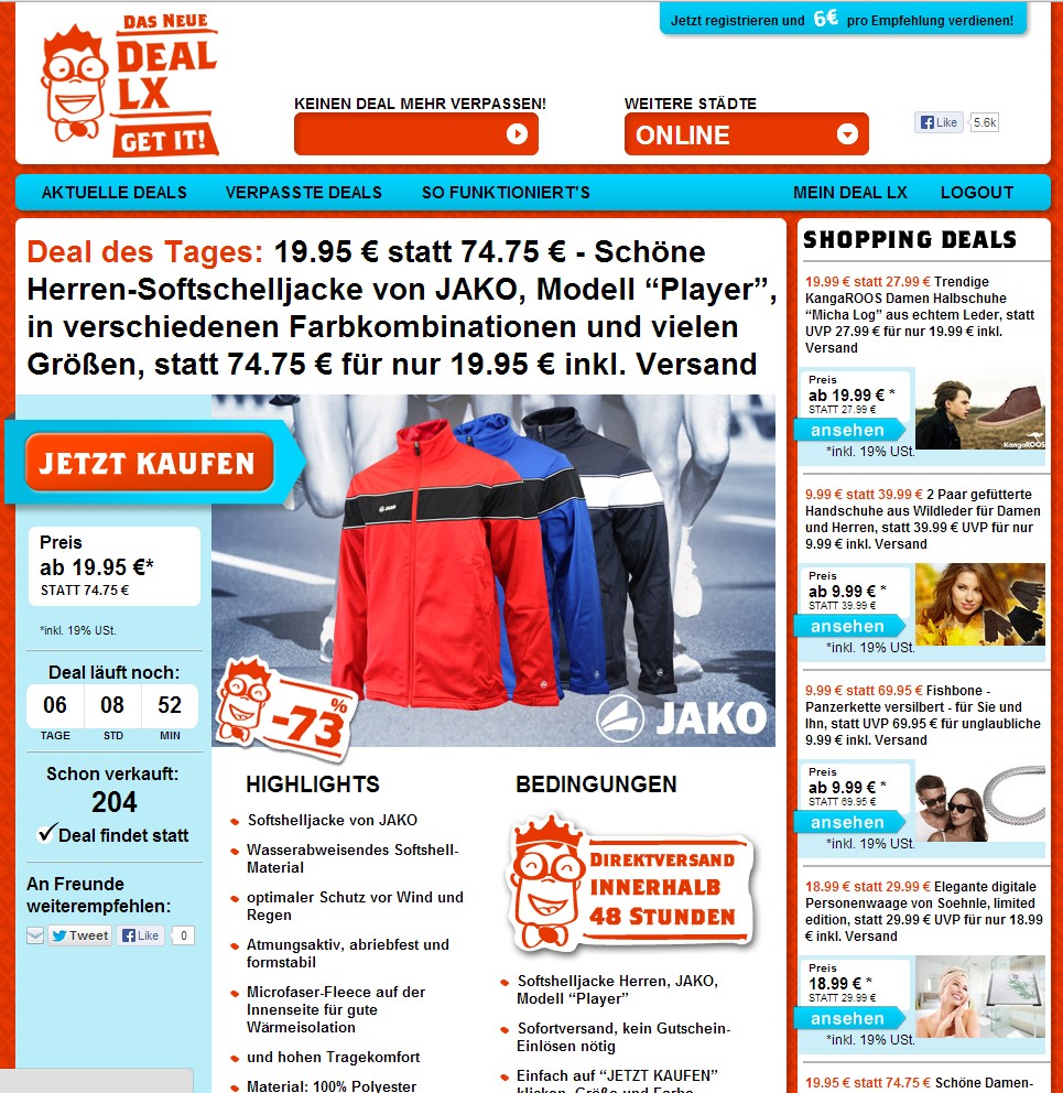 DEALLX - Markenkleidung, Elektronik, Uhren, Schmuck zu stark reduzierten Preisen DEALLX - Markenkleidung, Elektronik, Uhren, Schmuck zu stark reduzierten Preisen
