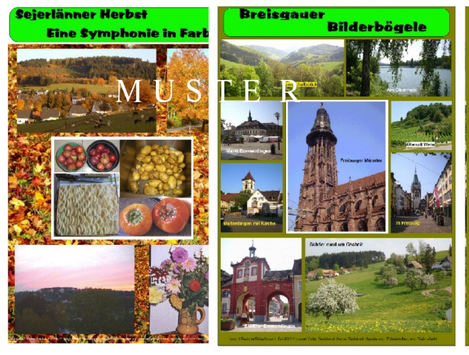Siegerland-Herbst und Breisgau-Montage. (pressewelller) Siegerland-Herbst und Breisgau-Montage. (pressewelller)