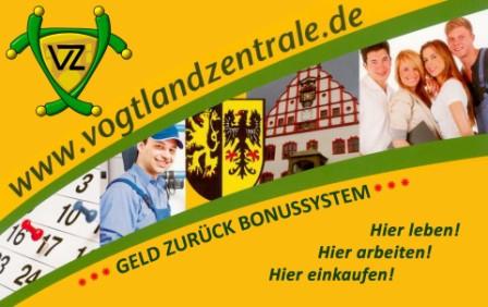 Kundenindividuelle NFC-fähige Bonuskarte der Vogtlandzentrale Kundenindividuelle NFC-fähige Bonuskarte der Vogtlandzentrale