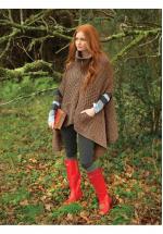 Damen Poncho Carraigdonn Knitewear