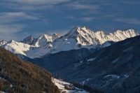 Bergpanorama im Winter