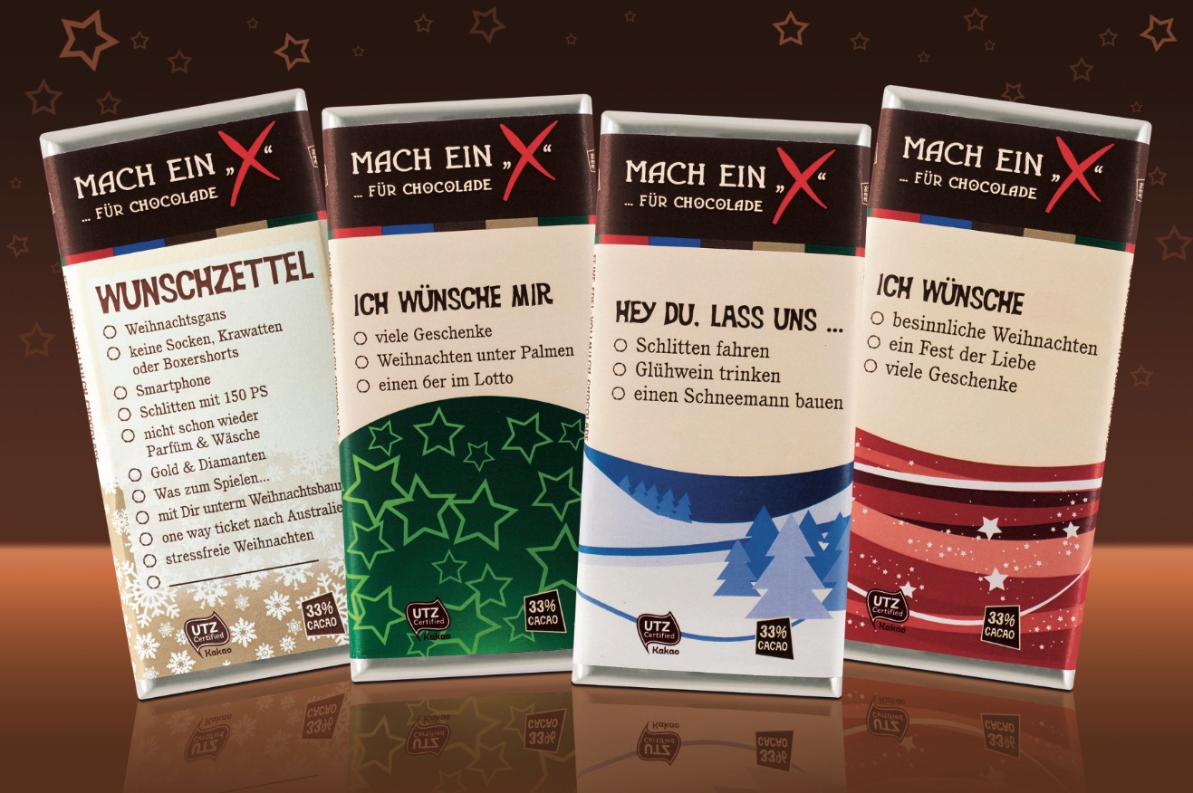 ?Mach ein X für Chocolade??der neue süße Trend zu Weihnachten