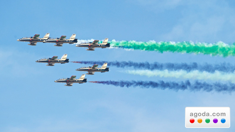Maverick und Iceman über Dubai