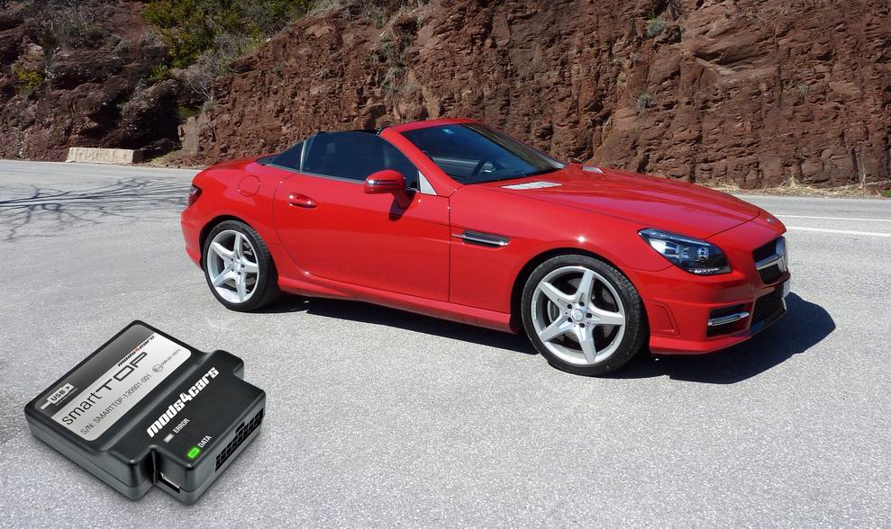 Neues Gehäuse: SmartTOP Verdecksteuerungen für Mercedes-Benz SLK und SL von Mods4cars