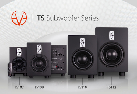 Subwoofer mit Passivmembran der EVE Audio TS-Serie