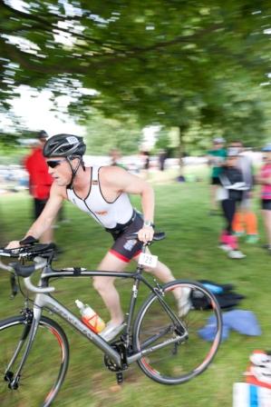 Ausnahme-Athlet Christian Keller (Triathlon, Düsseldorf, Juni 2013)
