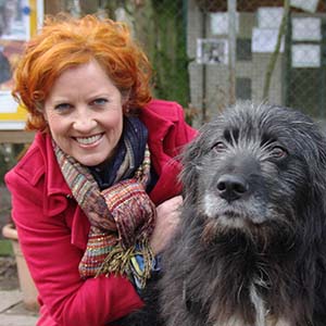 Claudia Ludwig mit Benji Claudia Ludwig mit Benji