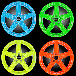 Neonfelgen von Oxigin Neonfelgen von Oxigin