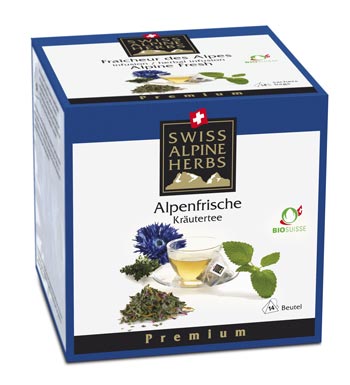 Bio Tee aus Schweizer Alpenkräutern Bio Tee aus Schweizer Alpenkräutern