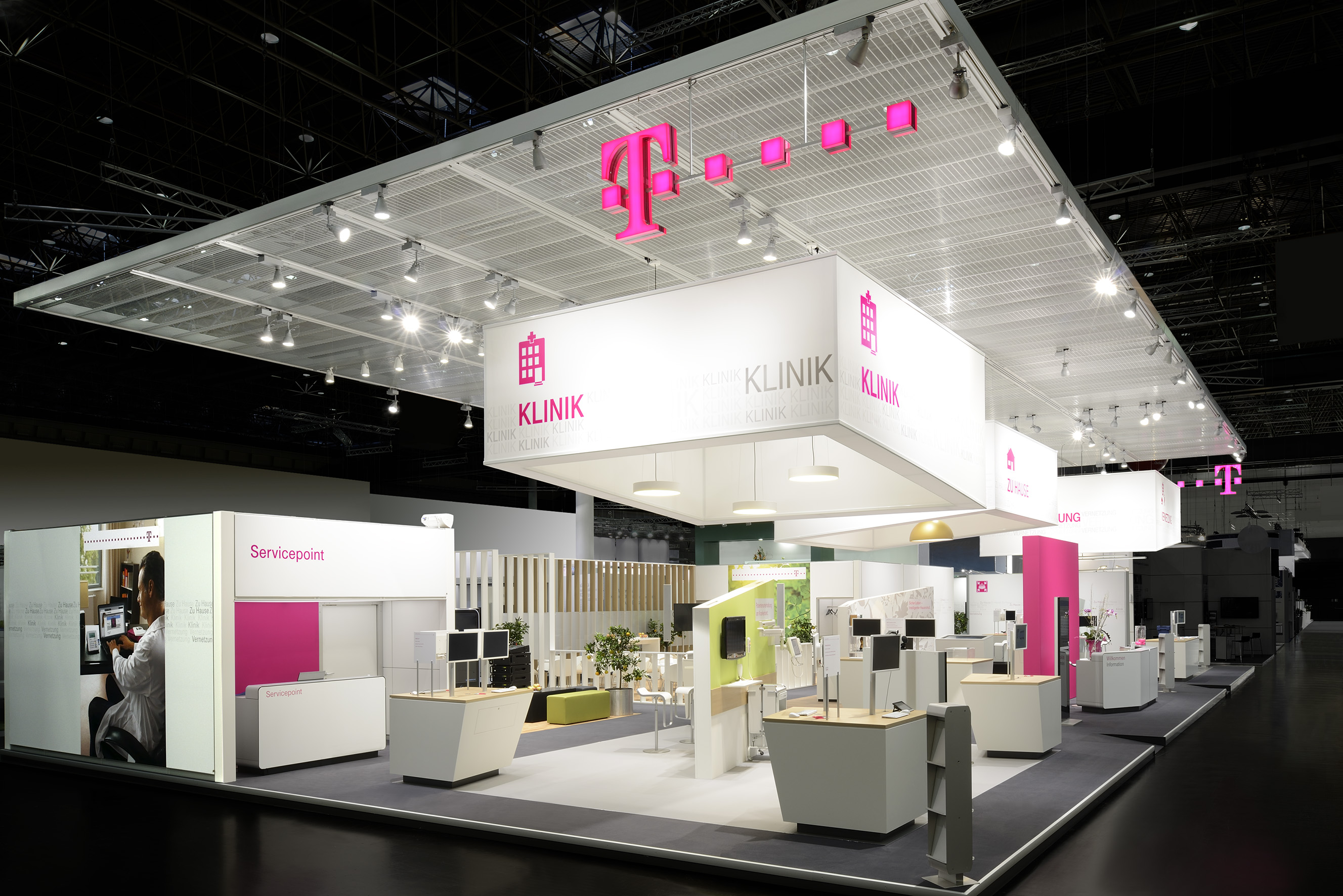 Expotechnik Group: Markeninszenierung für Deutsche Telekom AG auf der MEDICA 2012 Expotechnik Group: Markeninszenierung für Deutsche Telekom AG auf der MEDICA 2012