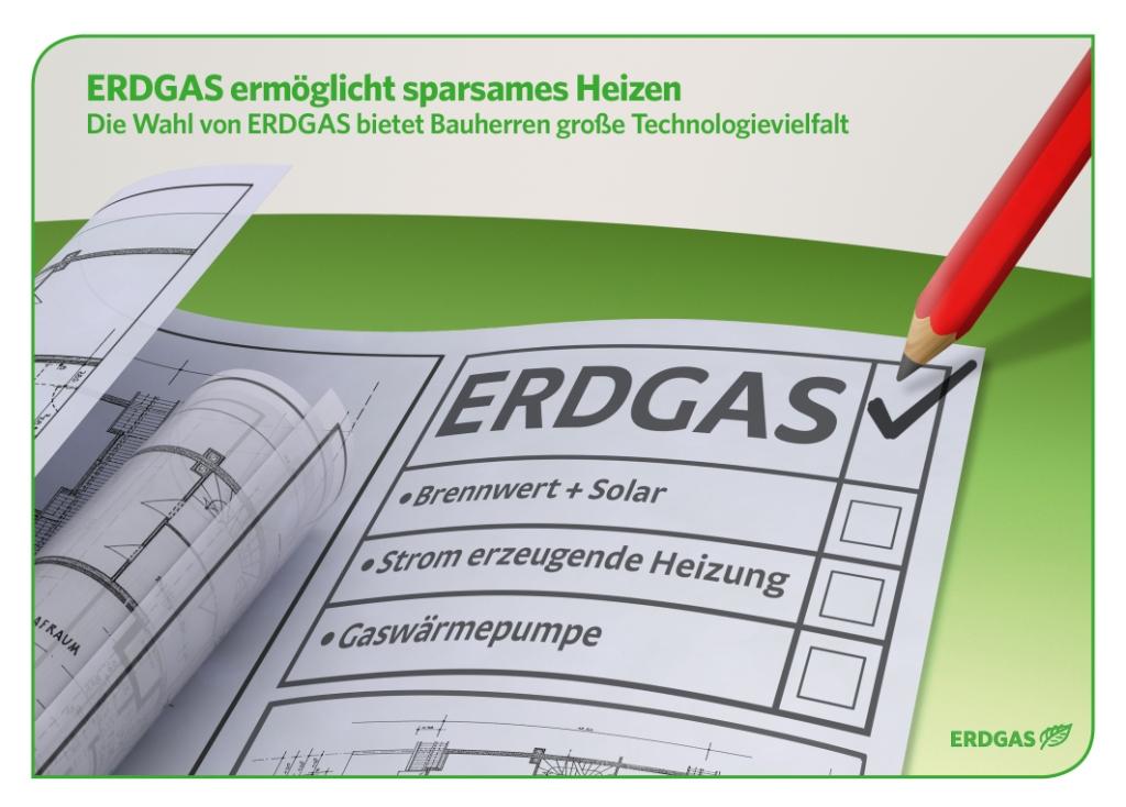 Bauherren, die Erdgas als Energieträger wählen, bietet sich eine große Modellvielfalt für ihre Heizu