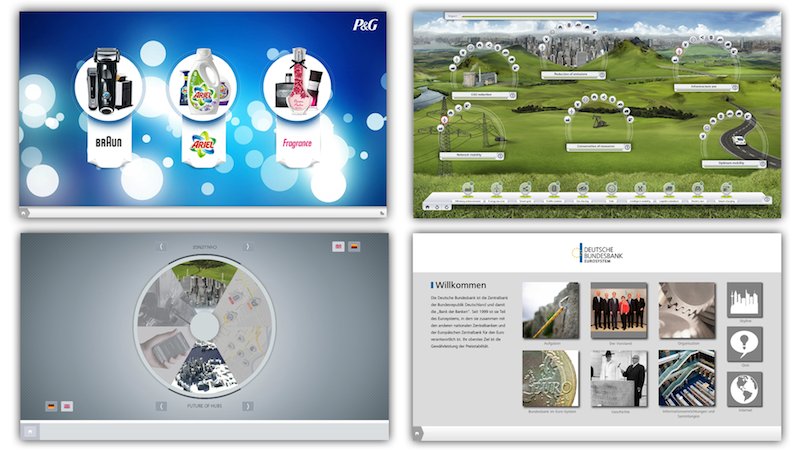 Beispiele der B12-Touch Software