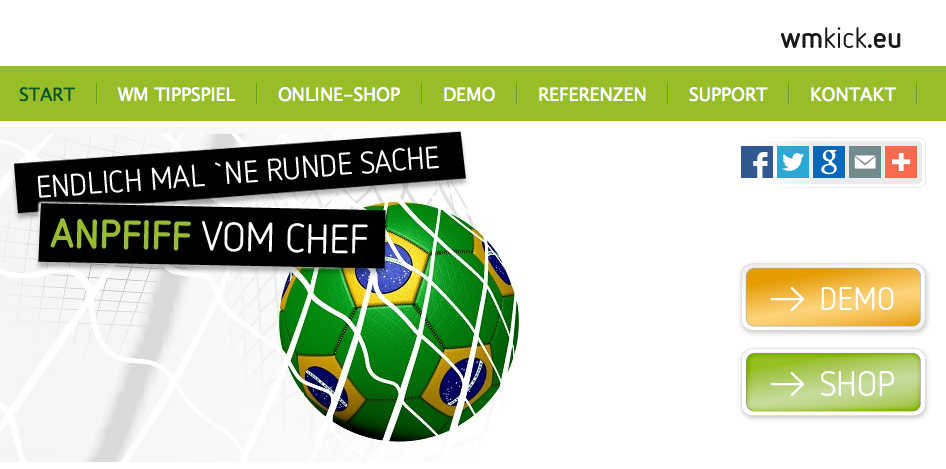 Marketing-Kommunikations-Highlight 2014: WM Tippspiel für Firmen