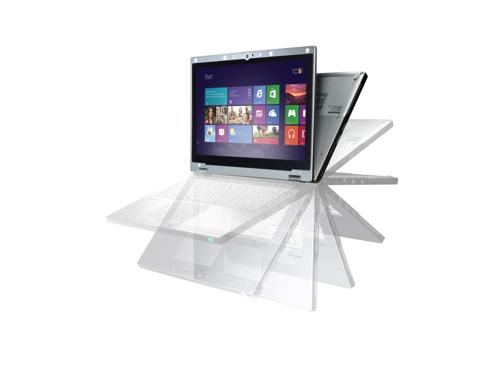 Convertible Ultrabook mit 360°drehbarem Display Convertible Ultrabook mit 360°drehbarem Display