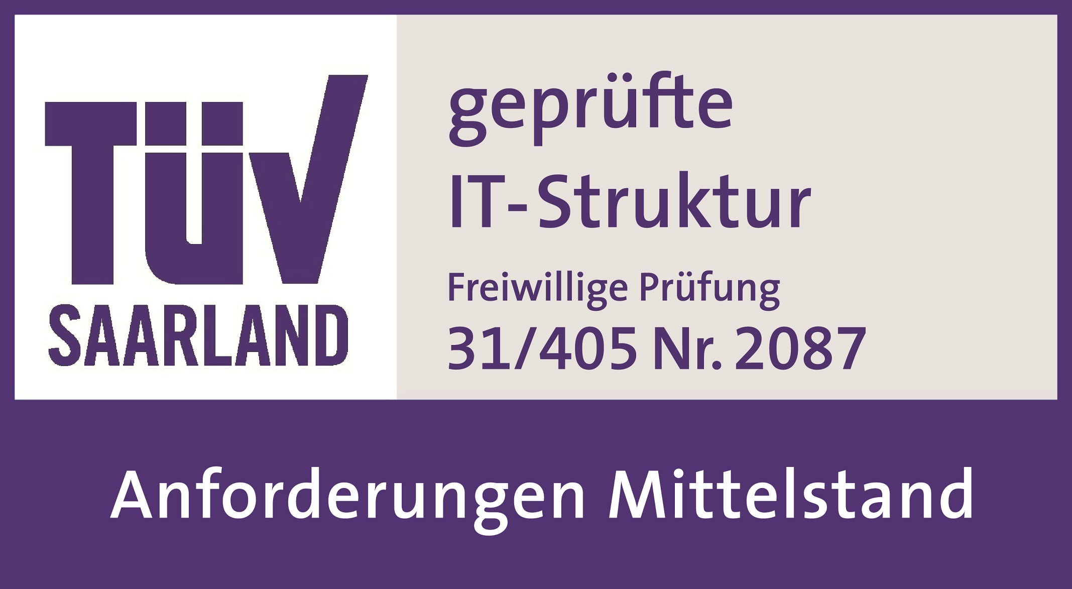 Neu: Das TÜV-Siegel für IT