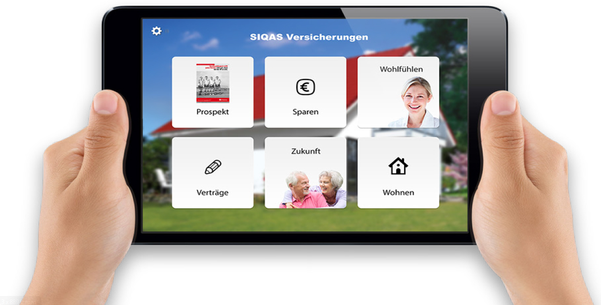 SIQAS - Verkaufsunterstützung auf dem iPad/Tablet SIQAS - Verkaufsunterstützung auf dem iPad/Tablet
