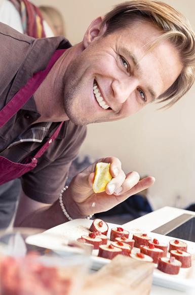 Timo Hildebrand auf der VeggieWorld in Düsseldorf Timo Hildebrand auf der VeggieWorld in Düsseldorf