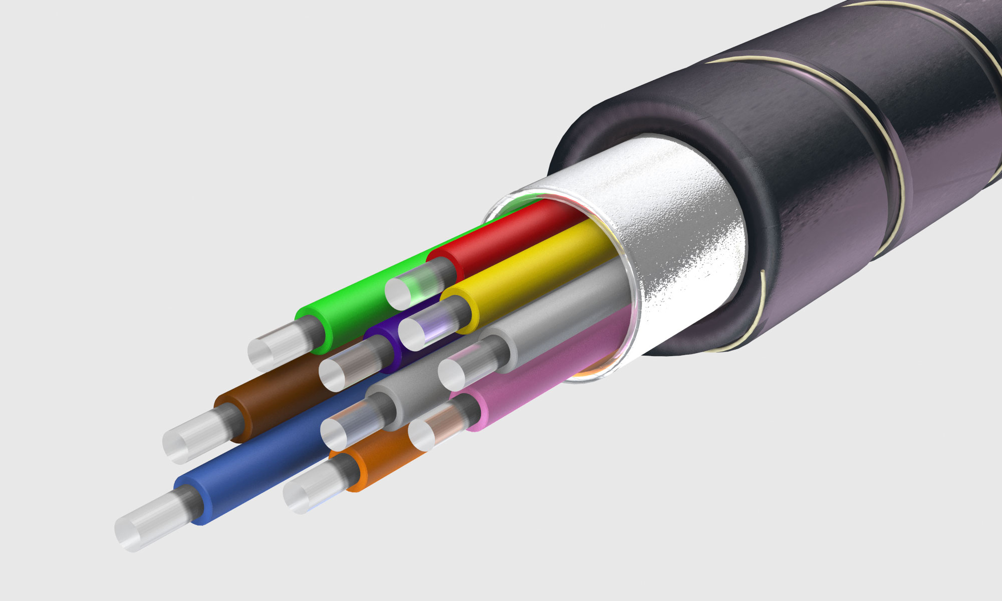 Nahezu unverwüstlich: Das neue HRADIL PR44 LWL-Hybridkabel. Nahezu unverwüstlich: Das neue HRADIL PR44 LWL-Hybridkabel.