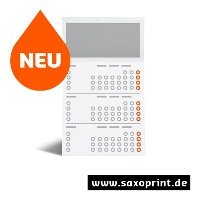 3- und 4- Monatskalender bei SAXOPRINT erhältlich 3- und 4- Monatskalender bei SAXOPRINT erhältlich