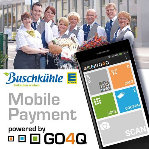 Mobile Payment bei EDEKA Buschkühle mit GO4Q