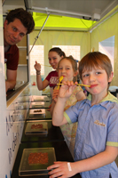 Die Mobile Schokowerkstatt von Ritter Sport macht im November in Heidenheim Station